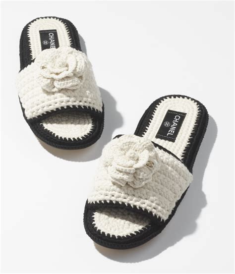 chanel crochet sandals|Chanel sandals shop online.